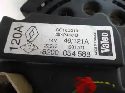 Автозапчастина б/у генератор для renault scenic (ja..) 1.9 dci authentique посилання на oem iam 8200 054 588  2001
