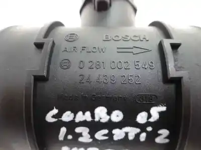 Second-hand car spare part flowmeter for opel combo 1.3 16v cdti cat (z 13 dt / ln9) oem iam references 24 439 252  2005