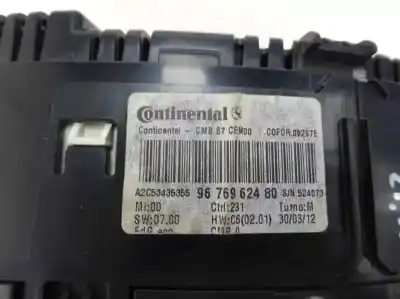 Peça sobressalente para automóvel em segunda mão quadrante por citroen c4 lim. tonic referências oem iam 96 769 624 80  2012