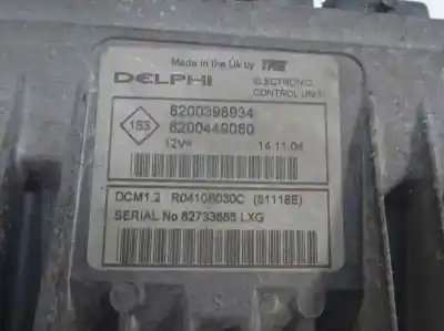 Second-hand car spare part ecu engine control for renault modus 1.5 dci diesel oem iam references 8200398934  2005