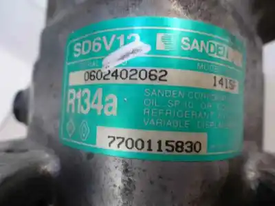 Second-hand car spare part air conditioning compressor for renault clio ii fase i (b/cbo) 1.2 oem iam references sd6v12/1415f  2000