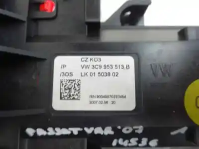 Автозапчасти б/у многофункциональное управление за volkswagen passat variant (3c5) 2.0 tdi ссылки oem iam 3c9 953 513 b  2007 Автозапчасти б/у многофункциональное управление за volkswagen passat variant (3c5) 2.0 tdi ссылки oem iam 3c9 953 513 b  2007