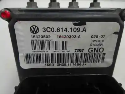 Автозапчастина б/у абс для volkswagen passat variant (3c5) 2.0 tdi посилання на oem iam 3c0 614 109 a  2007