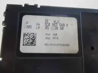 Автозапчасти б/у электронный модуль за volkswagen passat variant (3c5) 2.0 tdi ссылки oem iam 3c0 953 549 k  2007 Автозапчасти б/у электронный модуль за volkswagen passat variant (3c5) 2.0 tdi ссылки oem iam 3c0 953 549 k  2007