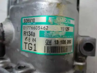 Second-hand car spare part air conditioning compressor for opel corsa c 1.3 16v cdti cat (z 13 dt / ln9) oem iam references sd6v10/1512f  2004