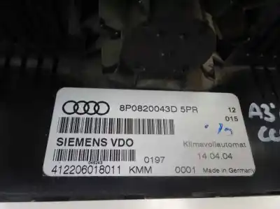 Автозапчастина б/у клімат-контроль для audi a3 (8p) 2.0 tdi ambiente посилання на oem iam 8p0820043d  2004