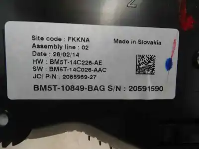 Peça sobressalente para automóvel em segunda mão quadrante por ford focus lim. 1.0 ecoboost cat referências oem iam bm5t-10849-bag  2014