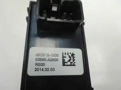Second-hand car spare part right front power window switch for kia ceed 1.6 crdi cat 128 cv / 94 kw oem iam references 93580-a2000  2014 Second-hand car spare part right front power window switch for kia ceed 1.6 crdi cat 128 cv / 94 kw oem iam references 93580-a2000  2014
