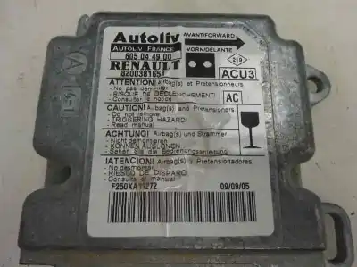 Автозапчастина б/у блок управління подушками безпеки для renault kangoo (f/kc0) 1.5 dci diesel посилання на oem iam 8200381654  2005