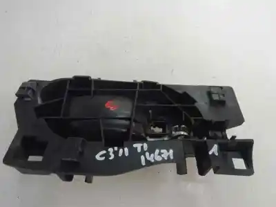 Second-hand car spare part interior left rear handle for citroen c3 lx oem iam references   2011