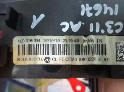 Peça sobressalente para automóvel em segunda mão comando de sofagem (chauffage / ar condicionado)  por citroen c3 lx referências oem iam x8032001  2011