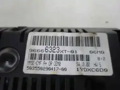 Second-hand car spare part multifunction display for citroen c3 lx oem iam references 96666323xt-01  2011