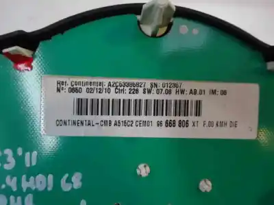 Peça sobressalente para automóvel em segunda mão quadrante por citroen c3 lx referências oem iam 96668806xt  2011
