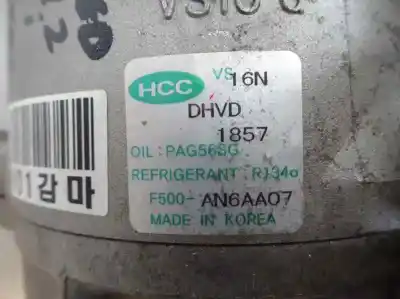 Second-hand car spare part air conditioning compressor for kia ceed 1.6 cat oem iam references f500-an6aa07  2009