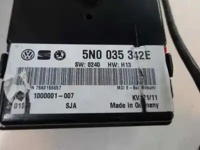 Second-hand car spare part electronic module for seat leon (1p1) 1.6 tdi oem iam references 5n0 035 342 e  2011