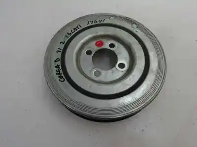 Pièce détachée automobile d'occasion poulie de vilebrequin pour opel corsa d 1.3 16v cdti références oem iam 