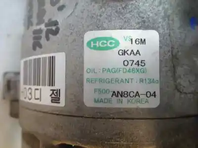 Peça sobressalente para automóvel em segunda mão compressor de ar condicionado a/a a/c por kia ceed (ed) 1.6 crdi 115 referências oem iam an8ca-04  2012