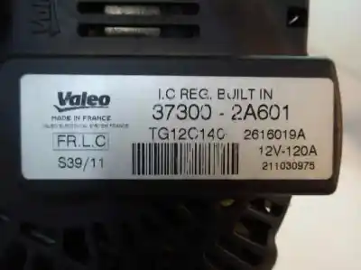 Peça sobressalente para automóvel em segunda mão alternador por kia ceed (ed) 1.6 crdi 115 referências oem iam 37300-2a601  2012