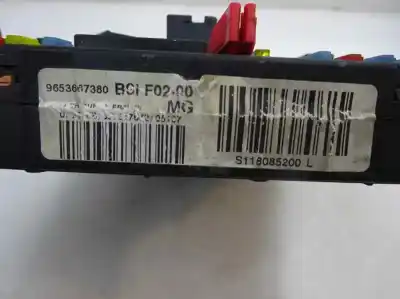 Second-hand car spare part fuse box unit for citroen c3 1.1 furio oem iam references 9653667380  2005