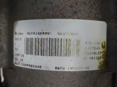 Second-hand car spare part air conditioning compressor for ford fiesta (cbk) 1.3 cat oem iam references   2001