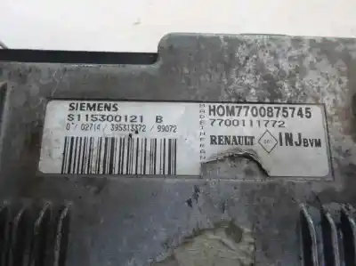 Second-hand car spare part ecu engine control for renault megane i scenic (ja0) 1.6 oem iam references 7700875745  1999