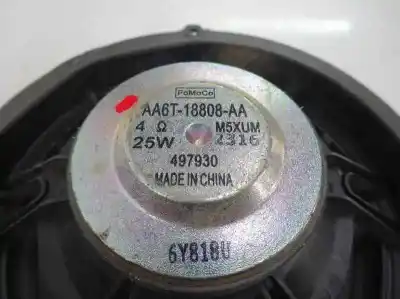 Peça sobressalente para automóvel em segunda mão sistema de áudio / rádio cd por ford fiesta (ccn) 1.25 16v cat referências oem iam aa6t-18808-aa  2016