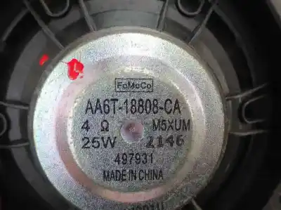 Peça sobressalente para automóvel em segunda mão sistema de áudio / rádio cd por ford fiesta (ccn) 1.25 16v cat referências oem iam aa6t-18808-ca  2016