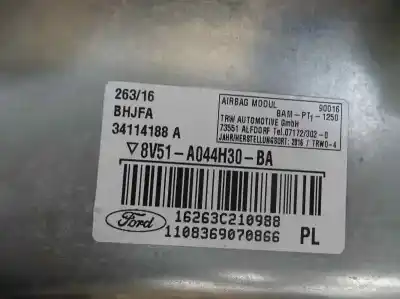 Автозапчасти б/у подушка безопасности передняя правая за ford fiesta (ccn) 1.25 16v cat ссылки oem iam 8v51-a044h30-ba  2016