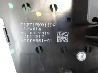 Автозапчасти б/у аудиосистема / радио cd за ford fiesta (ccn) 1.25 16v cat ссылки oem iam c1bt18k811pa  2016