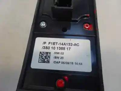 Автозапчастина б/у передні вікний вмикач для ford fiesta (ccn) 1.25 16v cat посилання на oem iam f1et-14a132-ac  2016