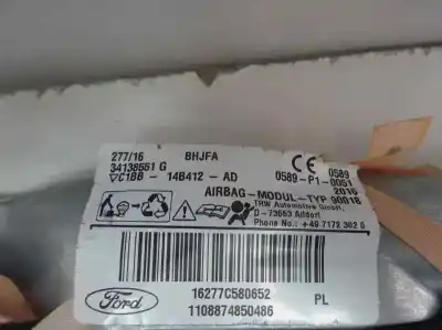Second-hand car spare part front left curtain airbag for ford fiesta (ccn) 1.25 16v cat oem iam references c1bb-14b412-ad  2016