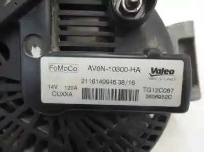 Автозапчастина б/у генератор для ford fiesta (ccn) 1.25 16v cat посилання на oem iam av6n-10300-ha  2016