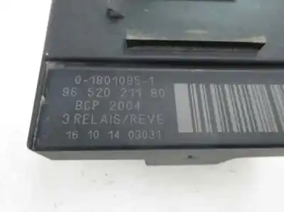 Pezzo di ricambio per auto di seconda mano relè per citroen berlingo first combi 1.6 hdi 75 sx riferimenti oem iam 96 520 211 80  2016