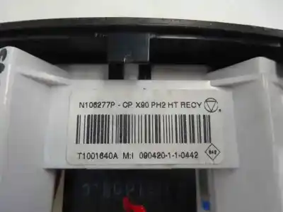 Peça sobressalente para automóvel em segunda mão comando de sofagem (chauffage / ar condicionado)  por dacia sandero laureate referências oem iam t1001640a  2009