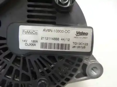 Автозапчастина б/у генератор для ford fiesta (ccn) trend посилання на oem iam av6n-10300-dc  2013