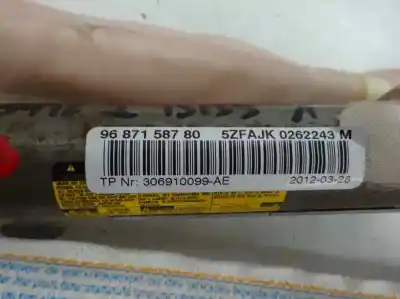 Second-hand car spare part front left curtain airbag for citroen ds4 1.6 hdi fap oem iam references 96 871 587 80  2012