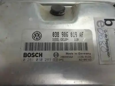 Second-hand car spare part ecu engine control for skoda fabia (6y2/6y3) 1.9 tdi oem iam references 038 906 019 af  2002