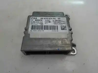 Peça sobressalente para automóvel em segunda mão centralina de airbag por peugeot 207 urban referências oem iam 96 635 934 80 -00