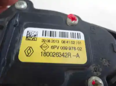 Second-hand car spare part potentiometer for dacia duster motor 1.5 ltr. - 80 kw dci diesel fap cat oem iam references 180026342r-a  2013