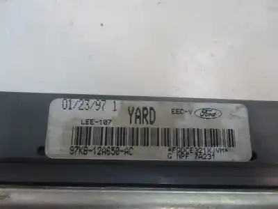 Second-hand car spare part ecu engine control for ford ka (ccq) 1.3 cat oem iam references 97kb-12a650-ac  1997