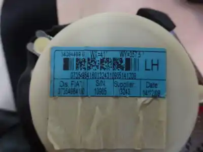 Автозапчастина б/у задній лівий ремін безпеки для ford ka (ccu) 1.3 tdci cat посилання на oem iam 07354984160  2010