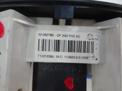 Second-hand car spare part heating / air conditioning control panel for dacia sandero 1.5 dci diesel fap cat oem iam references   2012