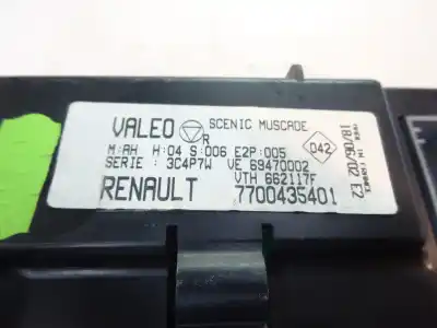 Автозапчастина б/у клімат-контроль для renault scenic rx4 (ja0) 1.9 dci sportway посилання на oem iam 7700435401  2002