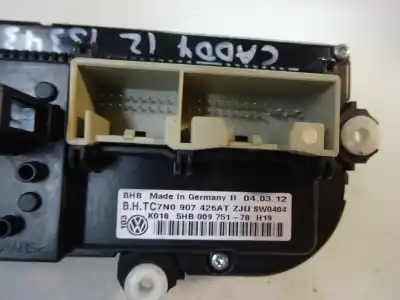 Peça sobressalente para automóvel em segunda mão comando de sofagem (chauffage / ar condicionado)  por volkswagen caddy ka/kb (2c) 1.6 tdi referências oem iam 5hb 009 751-78  2012