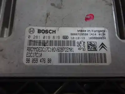 Автозапчастина б/у ебу контролер двигуна для citroen c3 picasso (sh_) 1.6 hdi 90 посилання на oem iam 98 059 476 80  2013