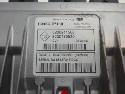 Second-hand car spare part ecu engine control for dacia sandero 1.5 dci oem iam references 8200911568  2009
