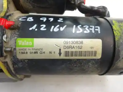 Peça sobressalente para automóvel em segunda mão motor de arranque por opel corsa b 1.2 16v cat (x 12 xe / lw4) referências oem iam d6ra162  1999