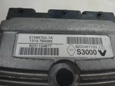 Second-hand car spare part ecu engine control for renault clio iii 1.6 16v oem iam references 8200461733  2012