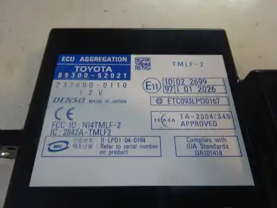 Автозапчасти б/у блок управления отоплением за toyota yaris (ksp9/scp9/nlp9) 1.3 cat ссылки oem iam 89300-52021  2006