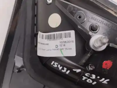 Автозапчастина б/у правий ліхтар для citroen c3 1.2 12v vti / puretech посилання на oem iam 9803934280  2016